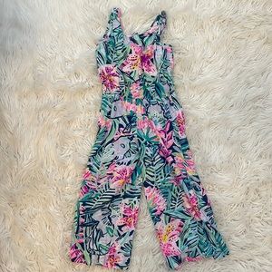 Lilly Pulitzer Floral Jumpsuit - Pink and Green